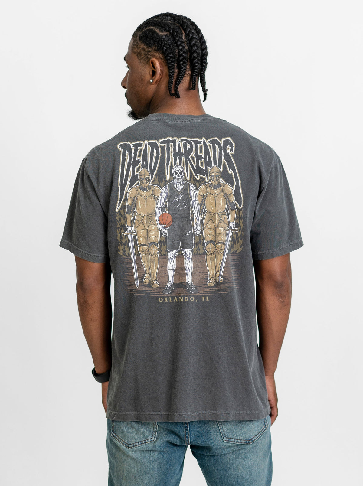 ORLANDO BASKETBALL - “3 SKULL” PREMIUM T-SHIRT – T-Shirt – Dead Threads Apparel