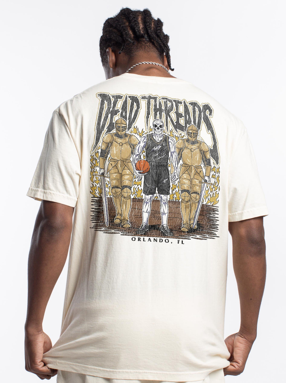 ORLANDO BASKETBALL - “3 SKULL” PREMIUM T-SHIRT – T-Shirt – Dead Threads Apparel