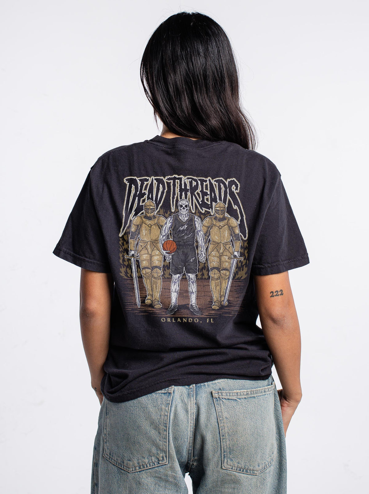 ORLANDO BASKETBALL - “3 SKULL” PREMIUM T-SHIRT – T-Shirt – Dead Threads Apparel