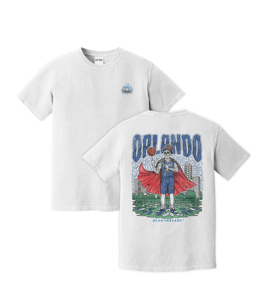 ORLANDO BASKETBALL - “3 SKULL” PREMIUM T - SHIRT – T-Shirt – Dead Threads Apparel