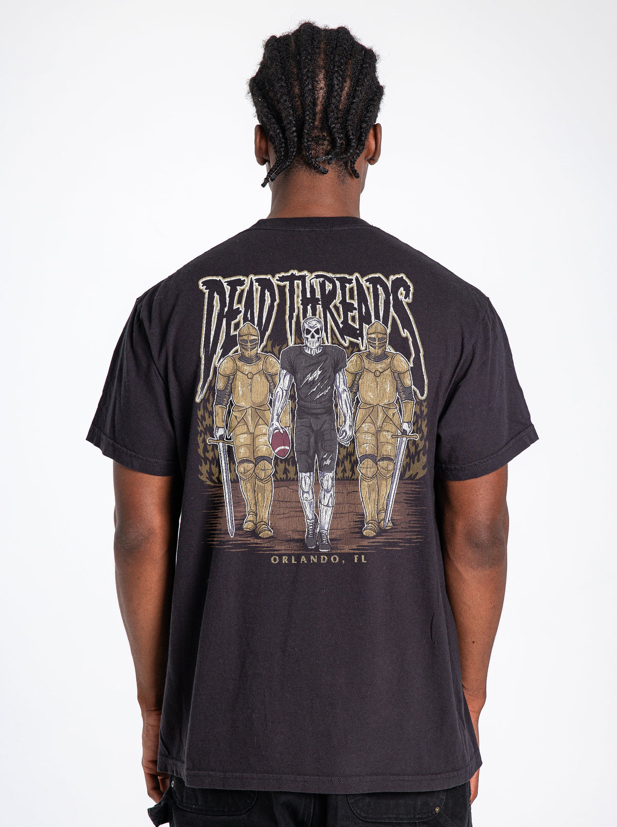 ORLANDO FOOTBALL - “3 SKULL” PREMIUM T-SHIRT – T-Shirt – Dead Threads Apparel