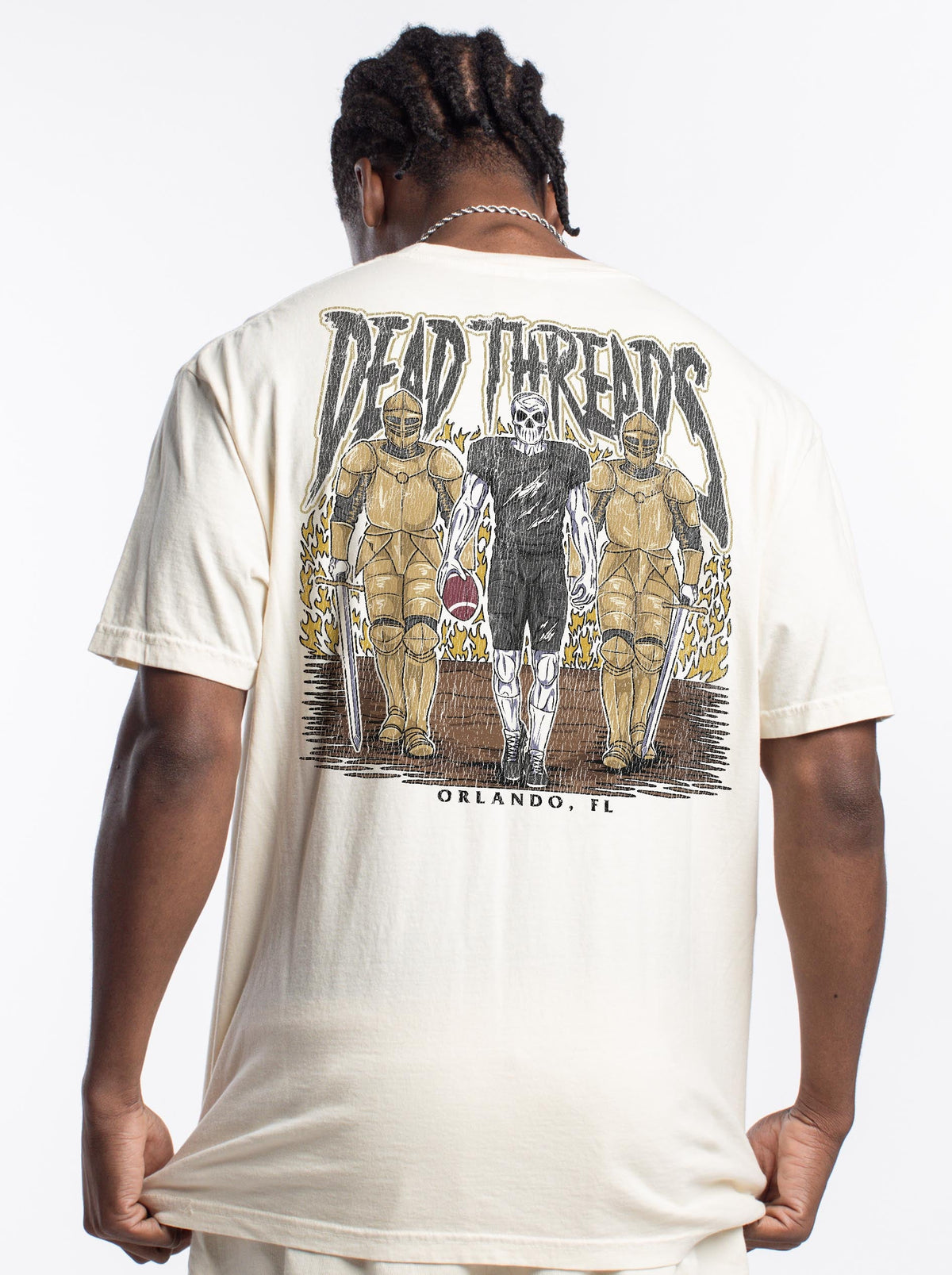 ORLANDO FOOTBALL - “3 SKULL” PREMIUM T-SHIRT – T-Shirt – Dead Threads Apparel