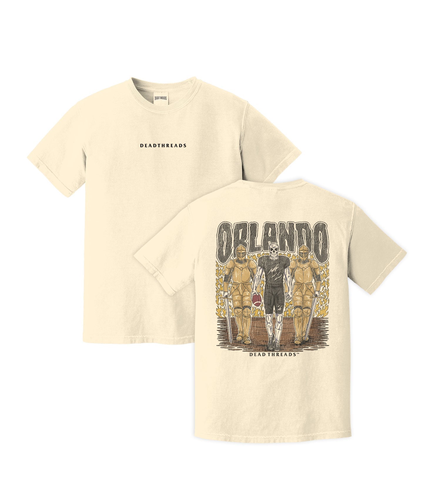 ORLANDO FOOTBALL - “DT ESSENTIAL" PREMIUM T - SHIRT – T-Shirt – Dead Threads Apparel