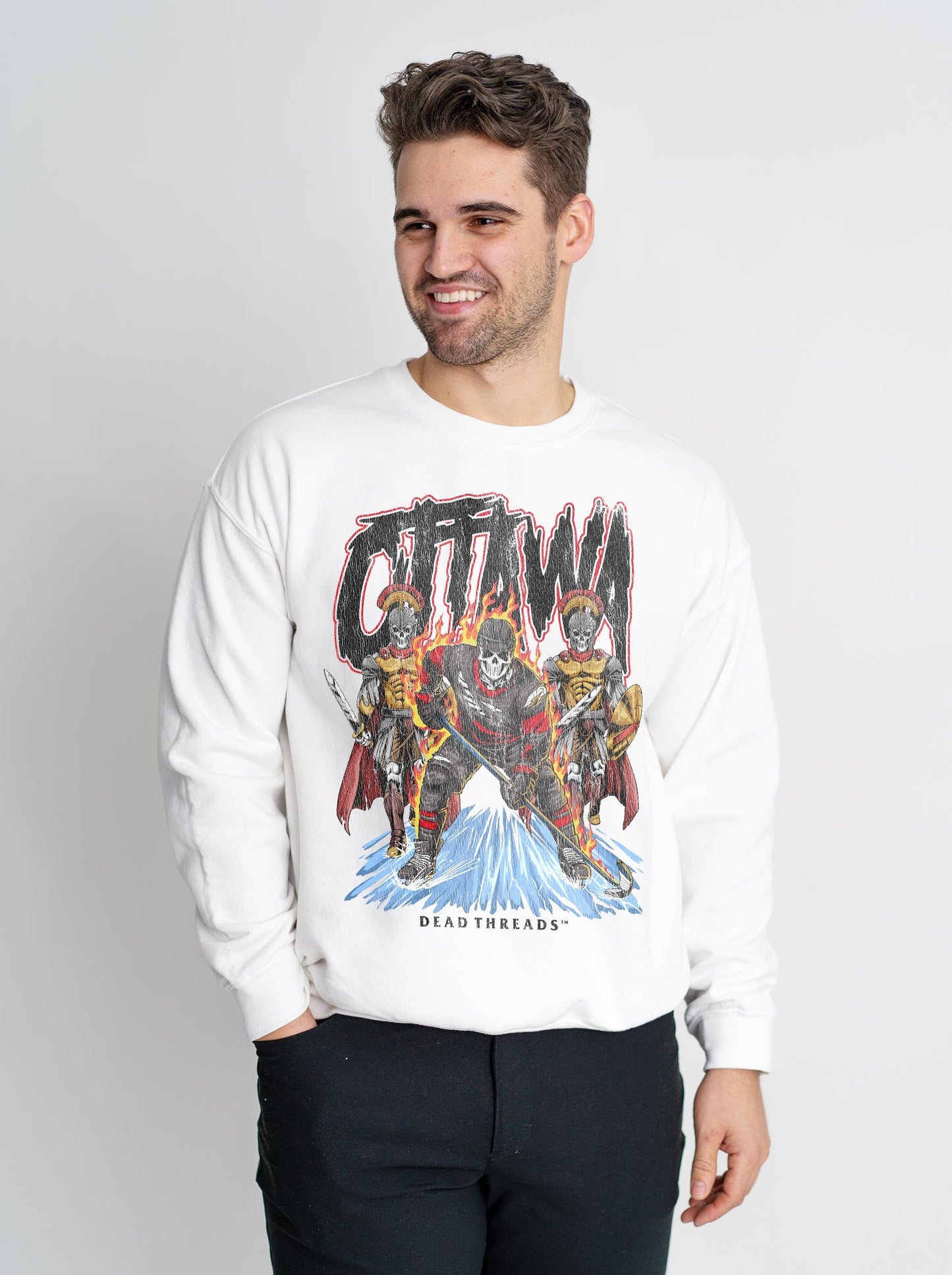 OTTAWA HOCKEY CREWNECK SWEATSHIRT – Sweatshirt – Dead Threads Apparel