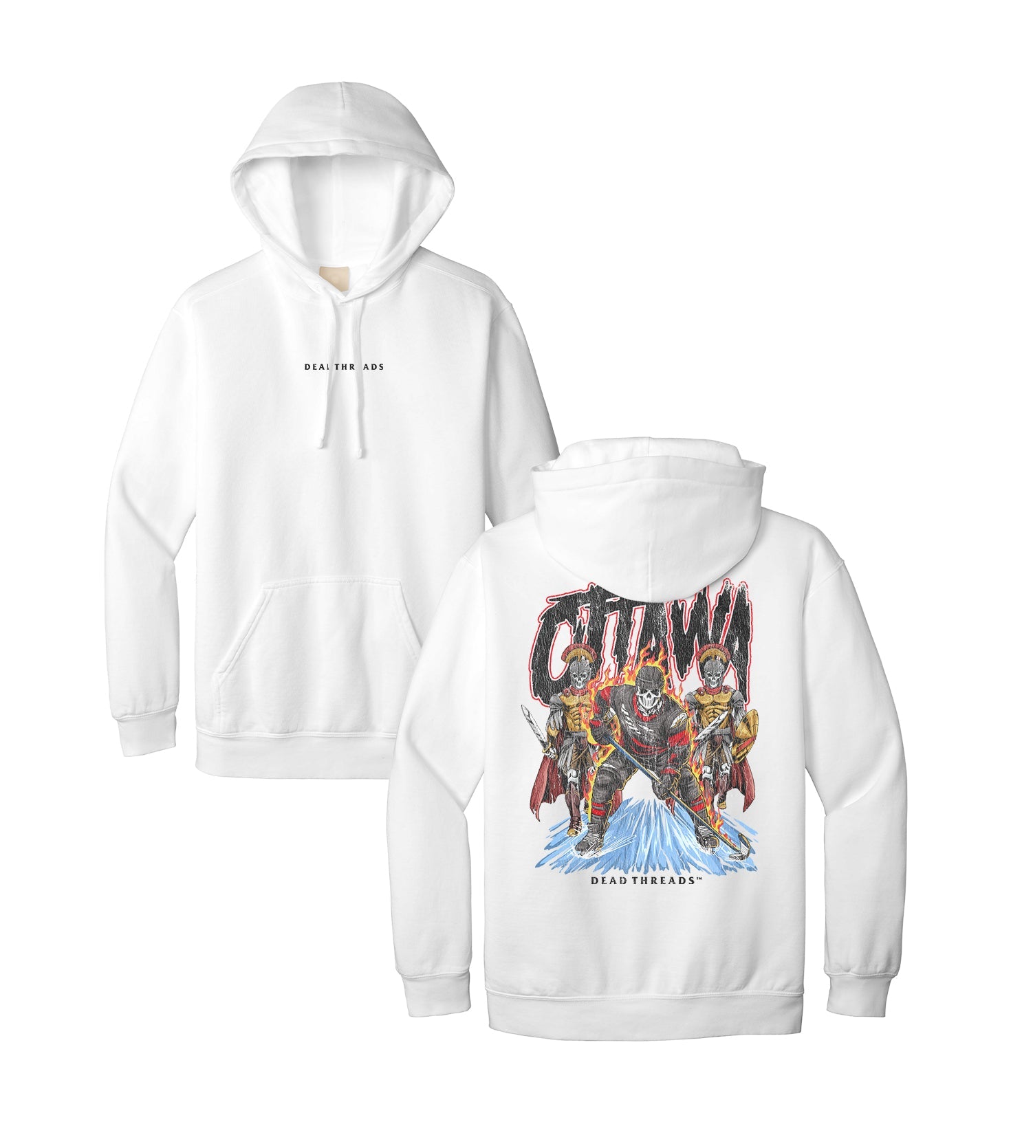 OTTAWA HOCKEY - “DT ESSENTIAL" HOODIE – Hoodie – Dead Threads Apparel
