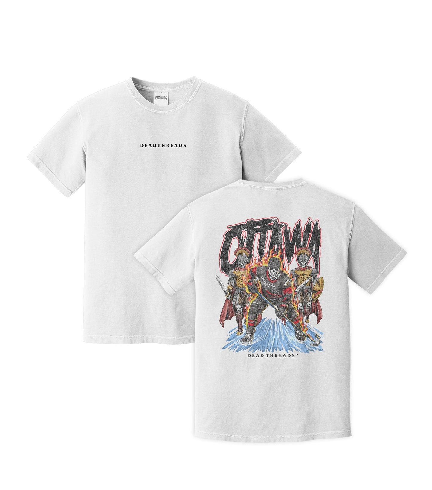 OTTAWA HOCKEY - “DT ESSENTIAL" PREMIUM T - SHIRT – T-Shirt – Dead Threads Apparel