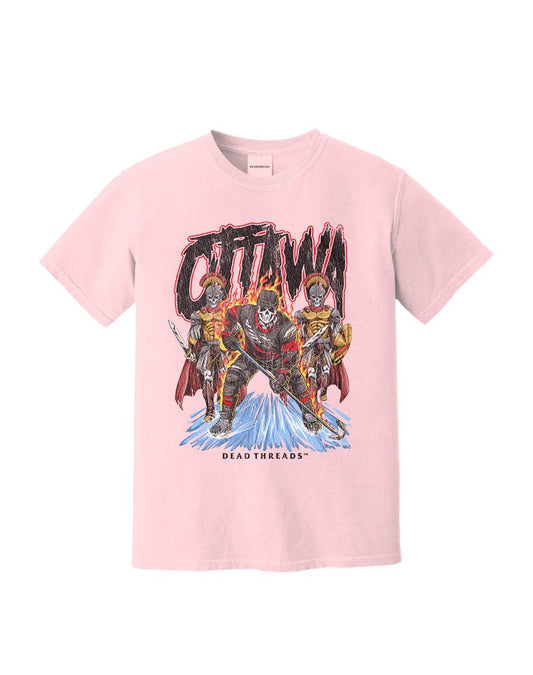 OTTAWA HOCKEY - PINK – T-Shirt – Dead Threads Apparel