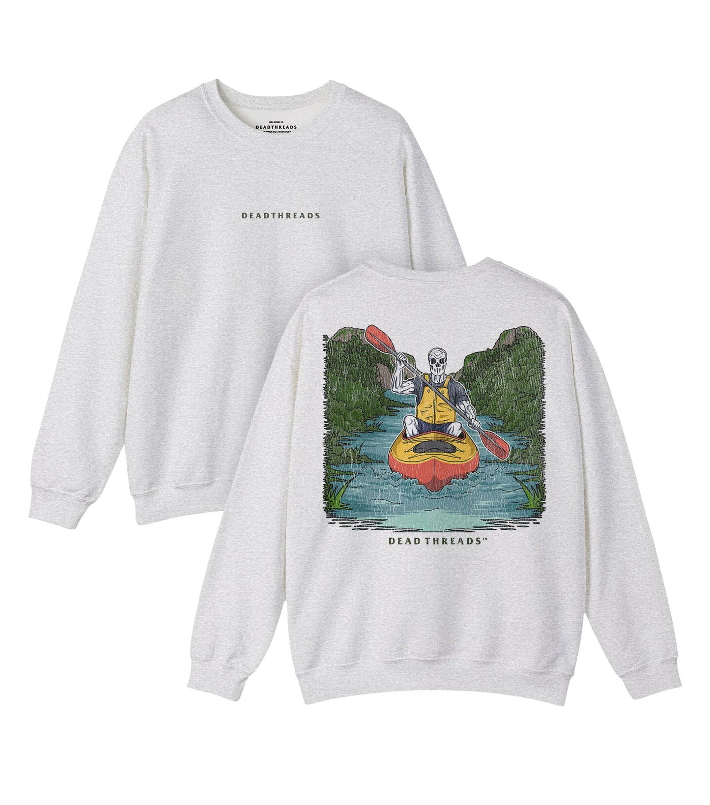 PADDLE OR PERISH - “DT ESSENTIAL" CREWNECK SWEATSHIRT – Sweatshirt – Dead Threads Apparel
