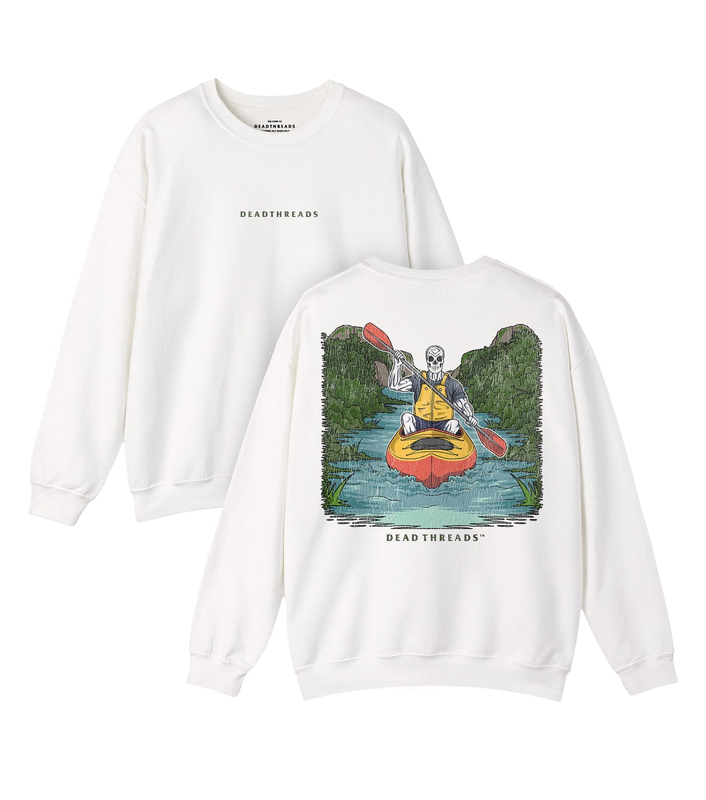 PADDLE OR PERISH - “DT ESSENTIAL" CREWNECK SWEATSHIRT – Sweatshirt – Dead Threads Apparel