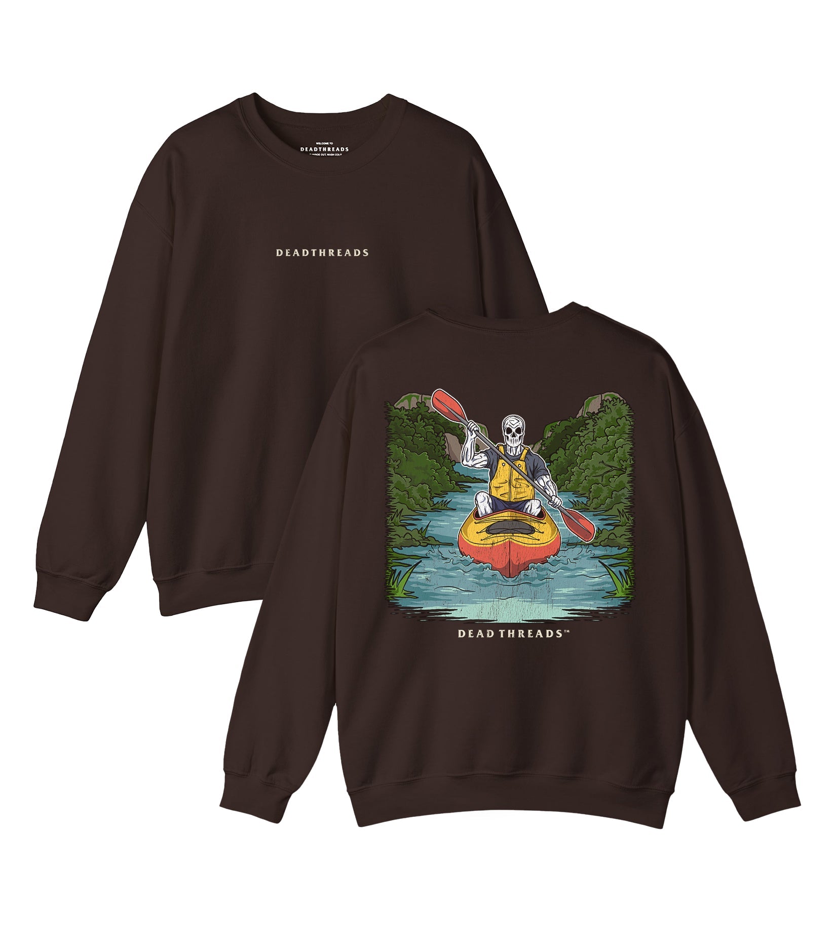 PADDLE OR PERISH - “DT ESSENTIAL" CREWNECK SWEATSHIRT – Sweatshirt – Dead Threads Apparel