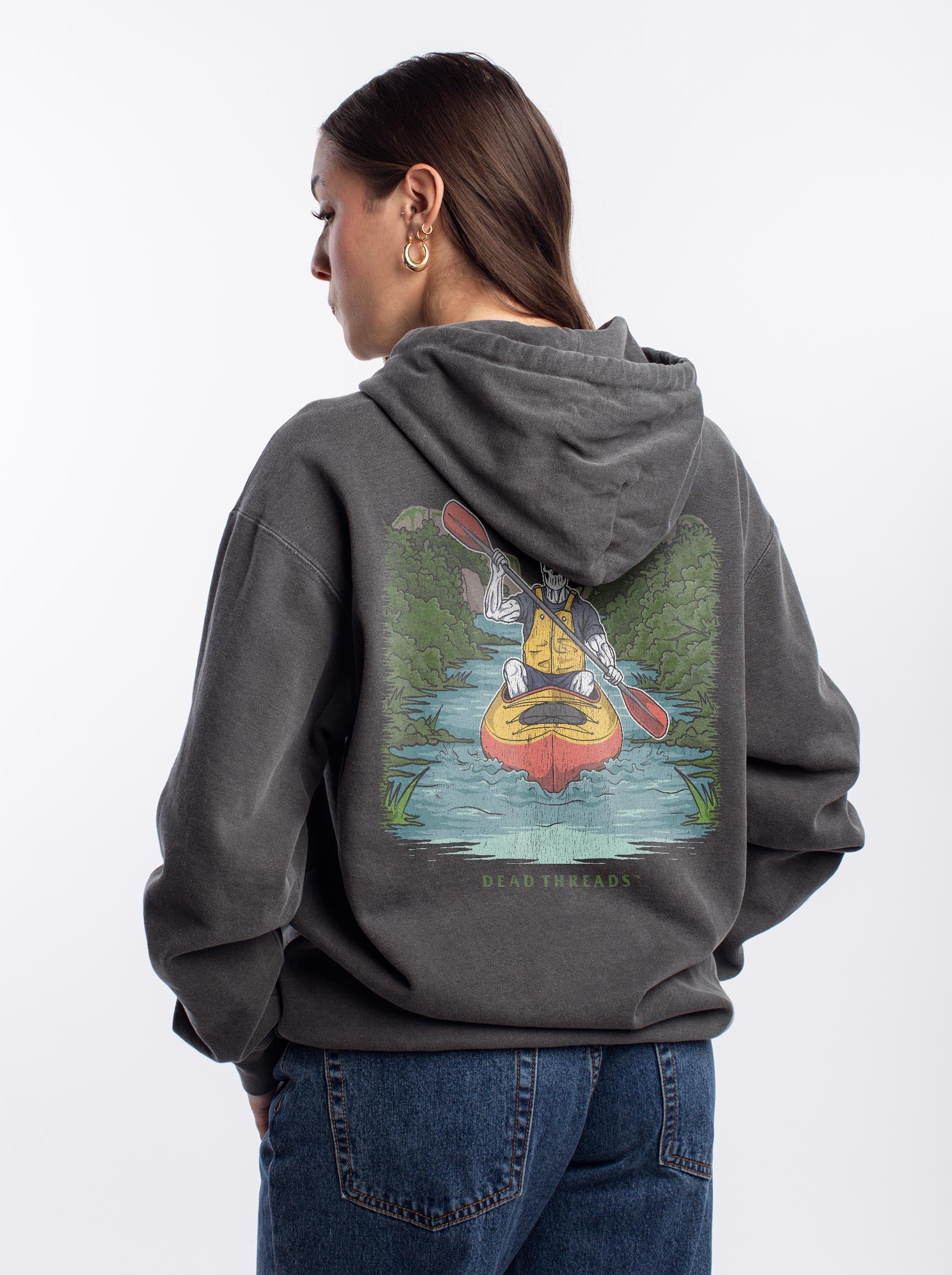 PADDLE OR PERISH - “DT ESSENTIAL" HOODIE – Hoodie – Dead Threads Apparel