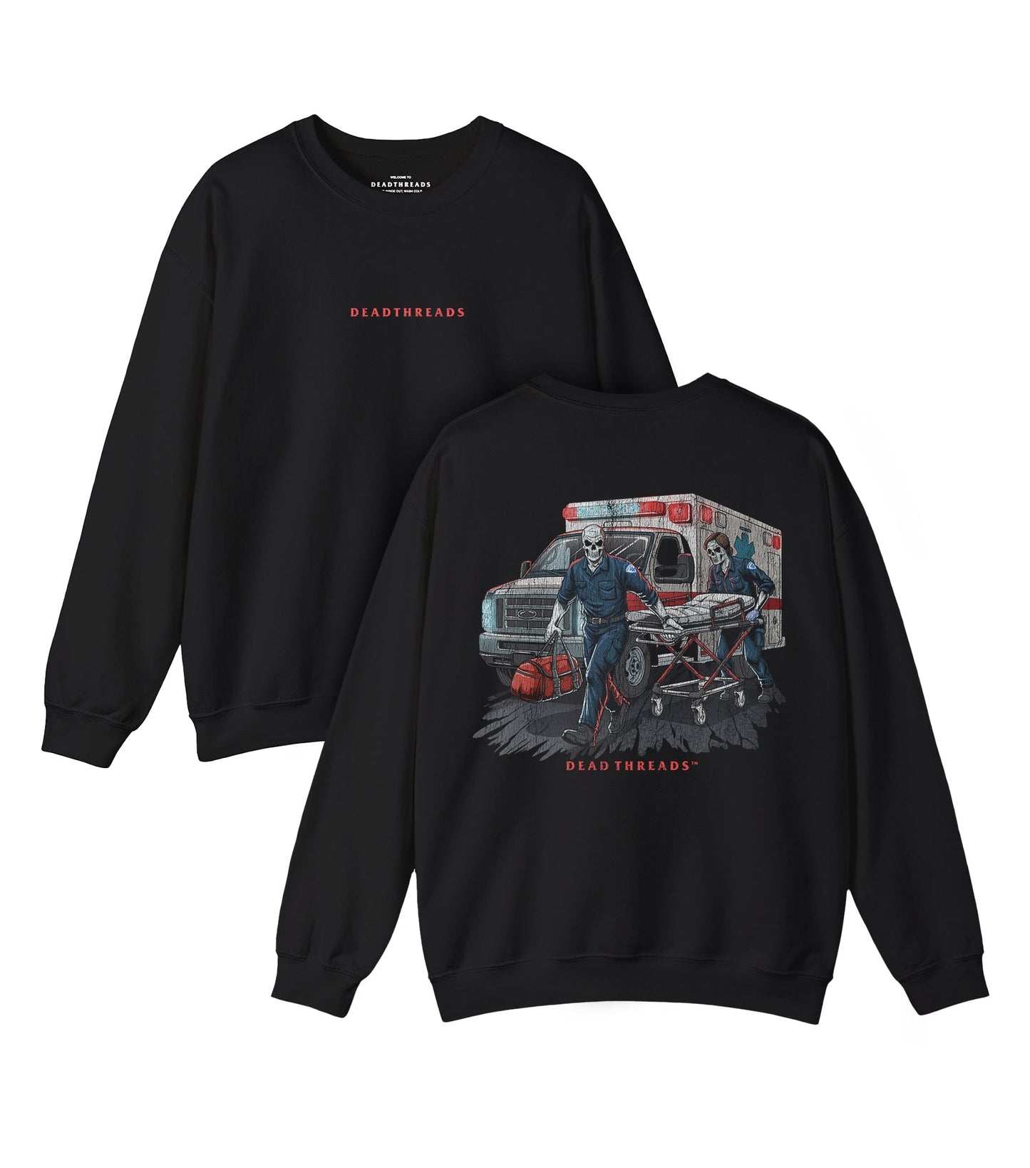 PARAMEDIC - “DT ESSENTIAL" CREWNECK SWEATSHIRT – Sweatshirt – Dead Threads Apparel