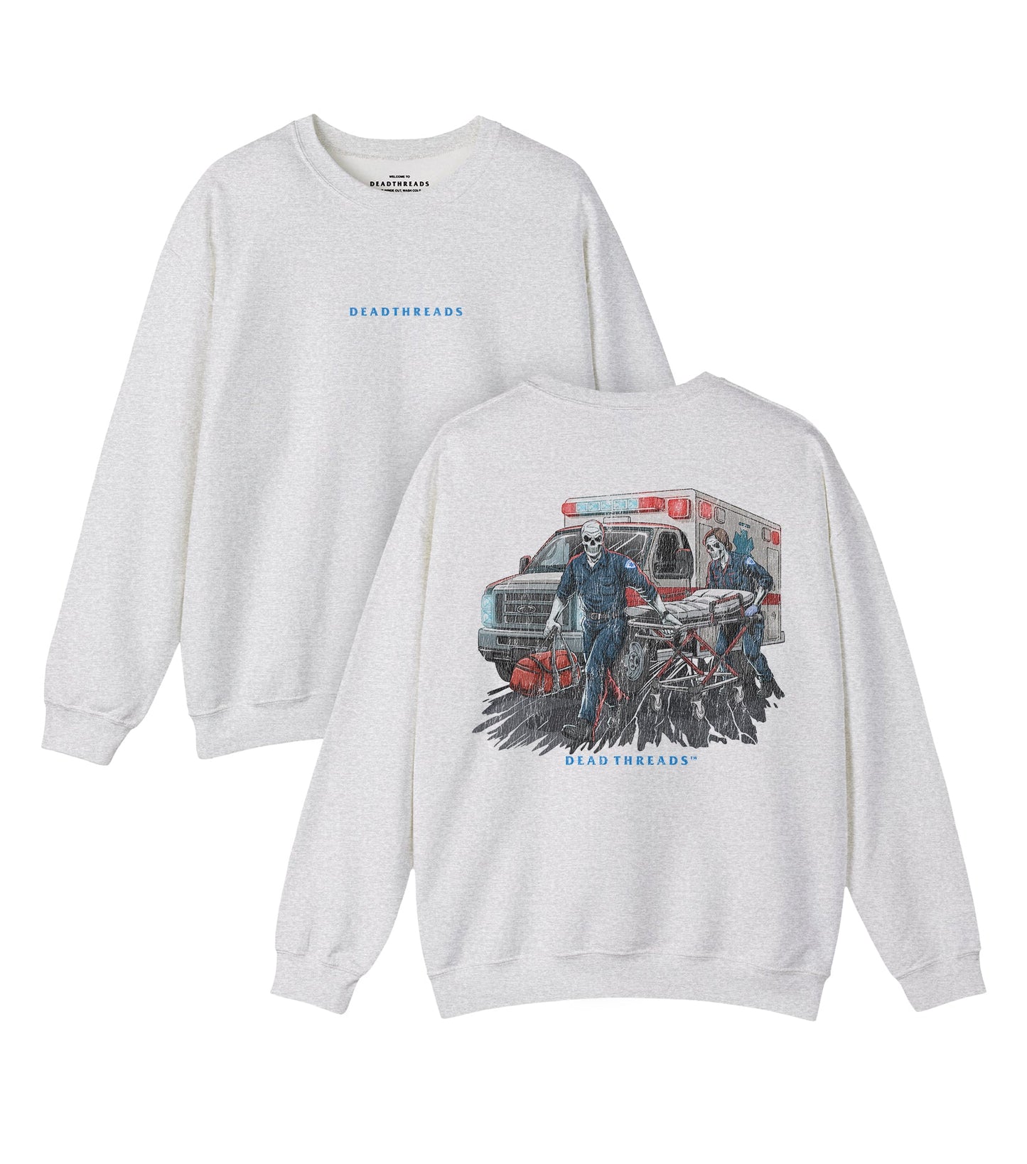 PARAMEDIC - “DT ESSENTIAL" CREWNECK SWEATSHIRT – Sweatshirt – Dead Threads Apparel