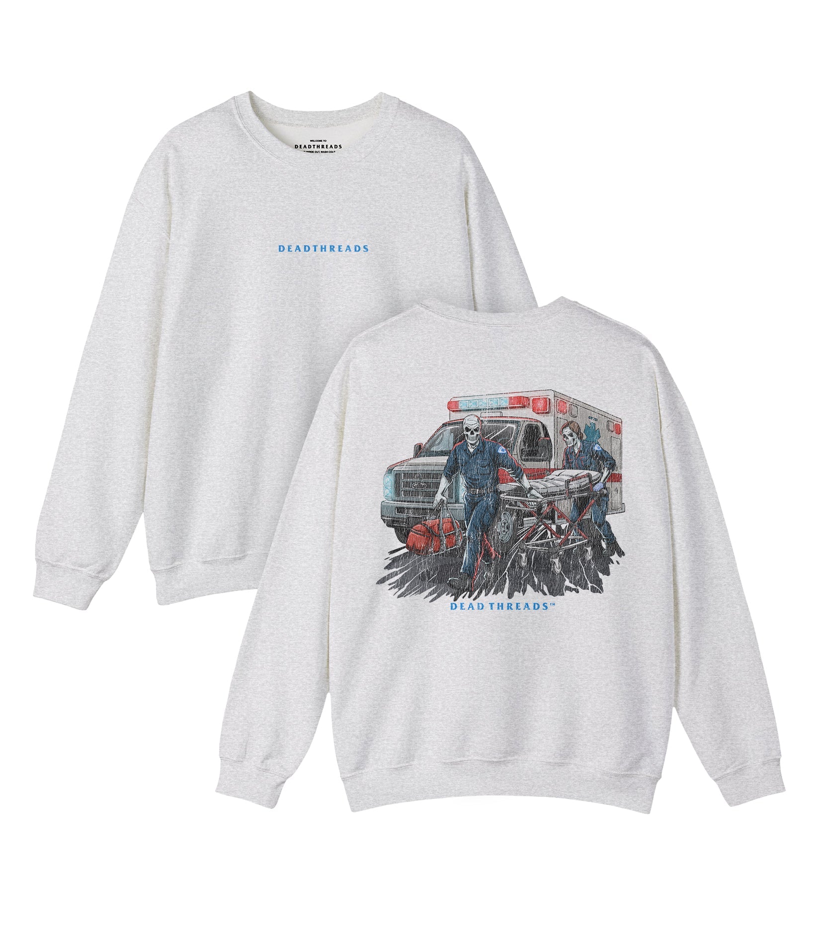 PARAMEDIC - “DT ESSENTIAL" CREWNECK SWEATSHIRT – Sweatshirt – Dead Threads Apparel