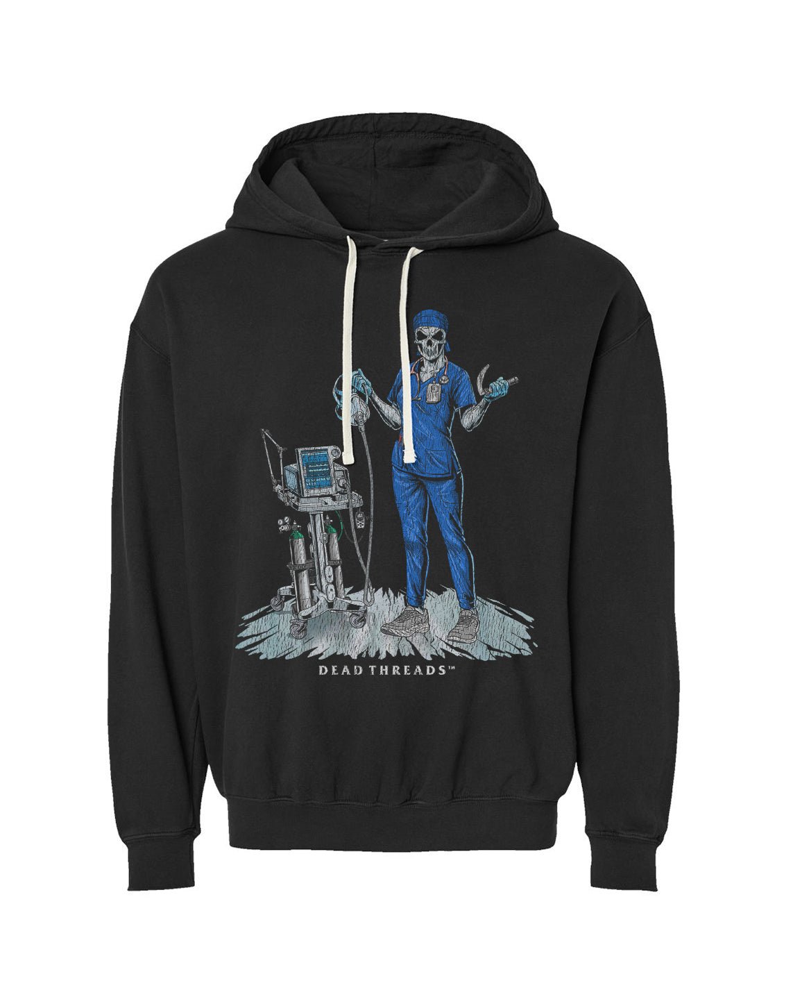 PEEP SHOW (RESPIRATORY THERAPIST, FEMALE) - LIGHTWEIGHT HOODIE – Lightweight – Dead Threads Apparel