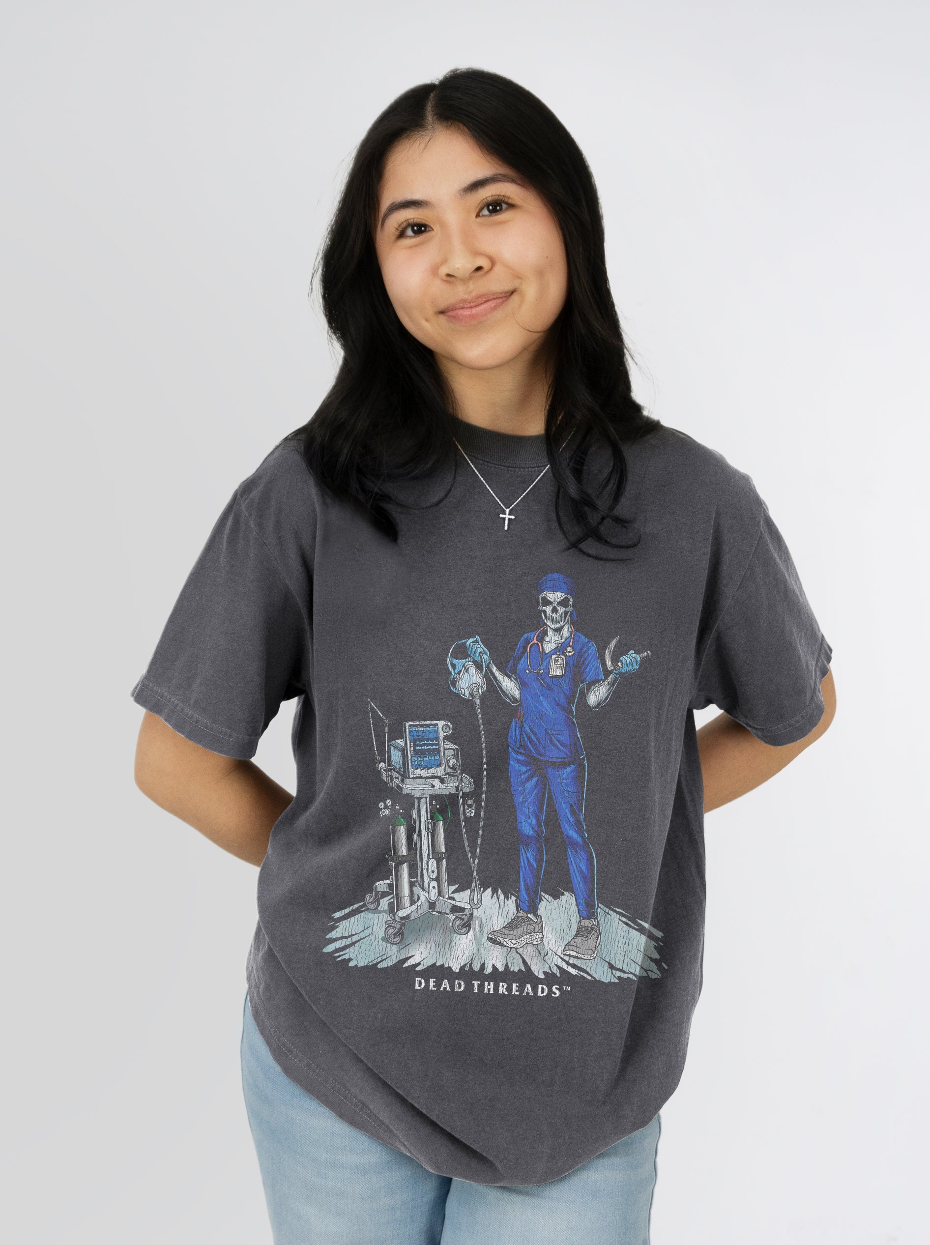 PEEP SHOW (RESPIRATORY THERAPIST, FEMALE) – T-Shirt – Dead Threads Apparel