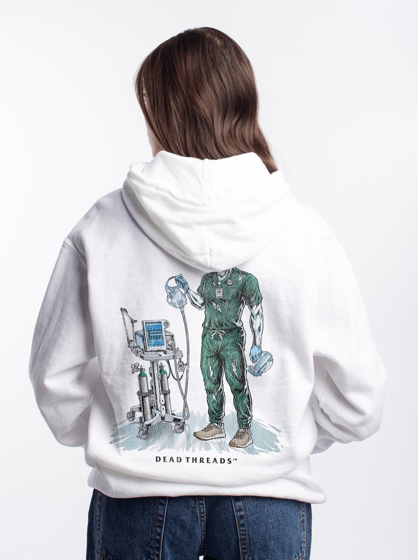PEEP SHOW (RESPIRATORY THERAPIST, MALE) - “DT ESSENTIAL" HOODIE – Hoodie – Dead Threads Apparel