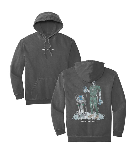 PEEP SHOW (RESPIRATORY THERAPIST, MALE) - “DT ESSENTIAL" HOODIE – Hoodie – Dead Threads Apparel