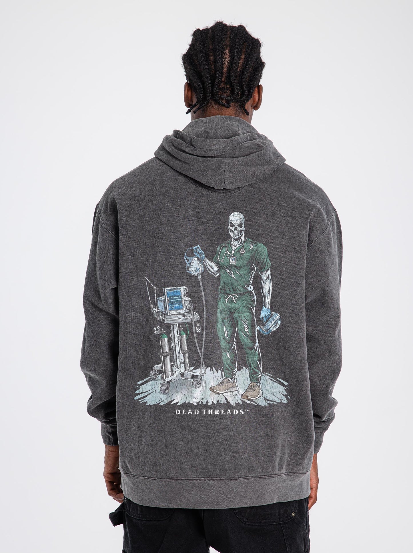 PEEP SHOW (RESPIRATORY THERAPIST, MALE) - “DT ESSENTIAL" HOODIE – Hoodie – Dead Threads Apparel