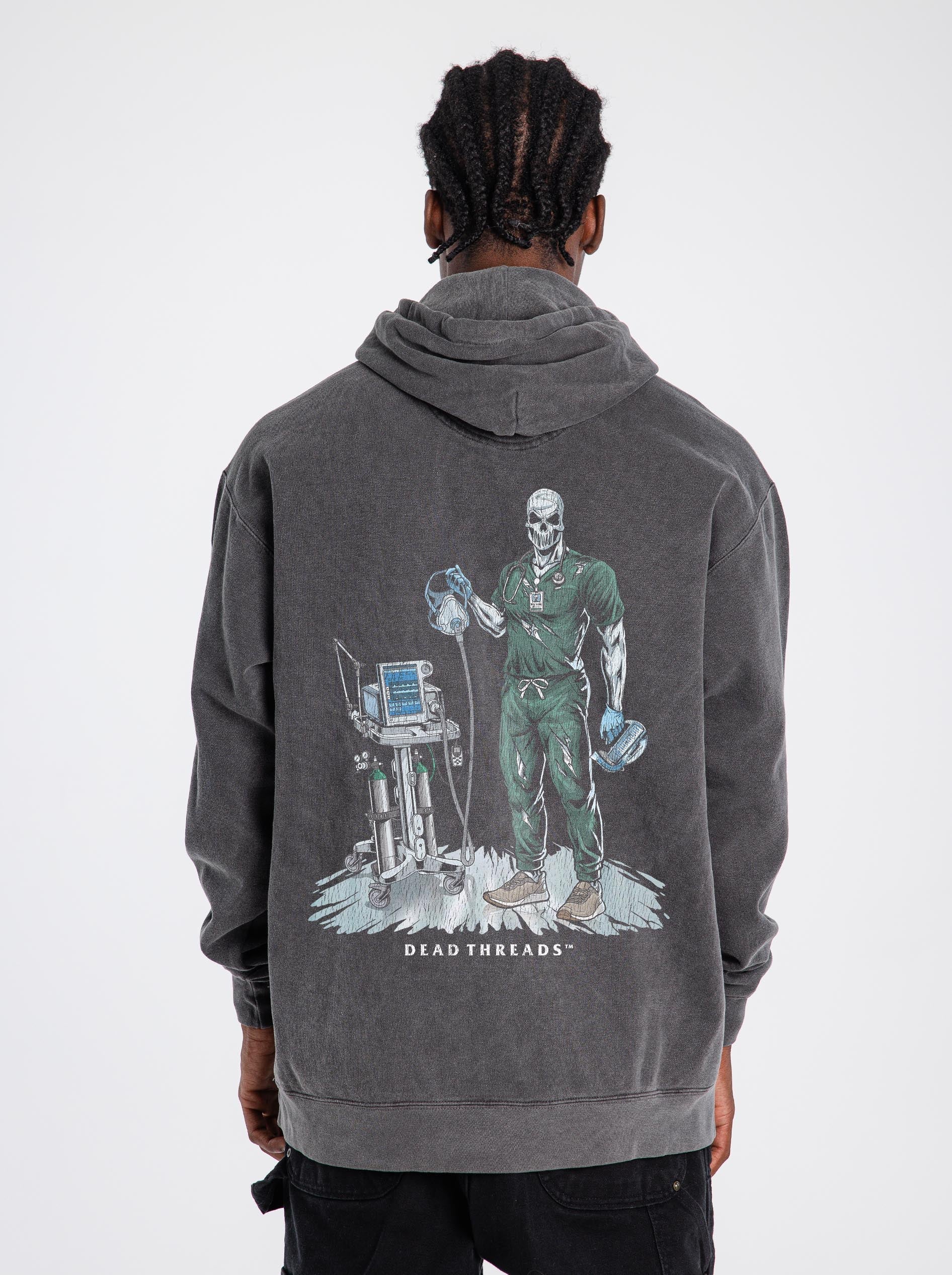 PEEP SHOW (RESPIRATORY THERAPIST, MALE) - “DT ESSENTIAL" HOODIE – Hoodie – Dead Threads Apparel