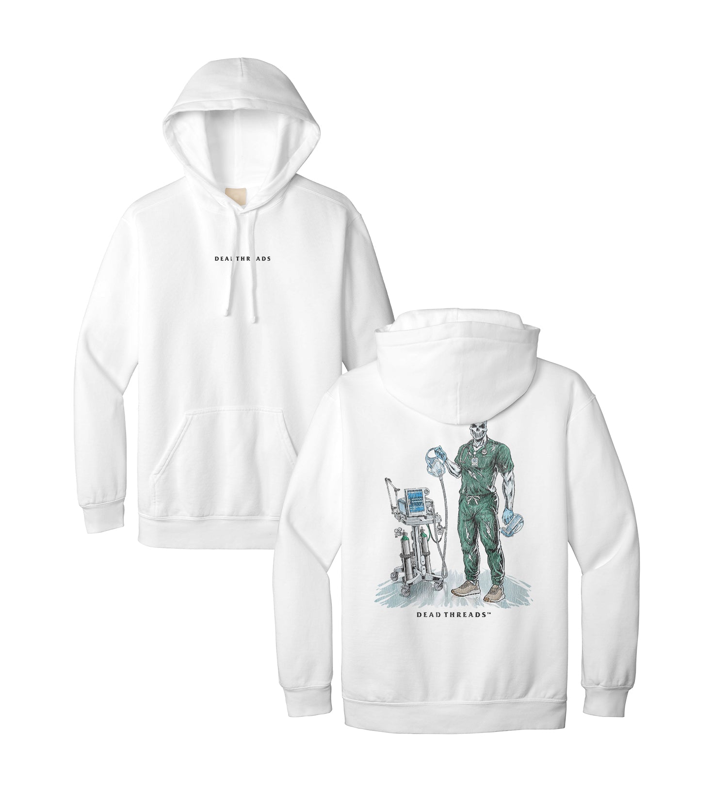 PEEP SHOW (RESPIRATORY THERAPIST, MALE) - “DT ESSENTIAL" HOODIE – Hoodie – Dead Threads Apparel