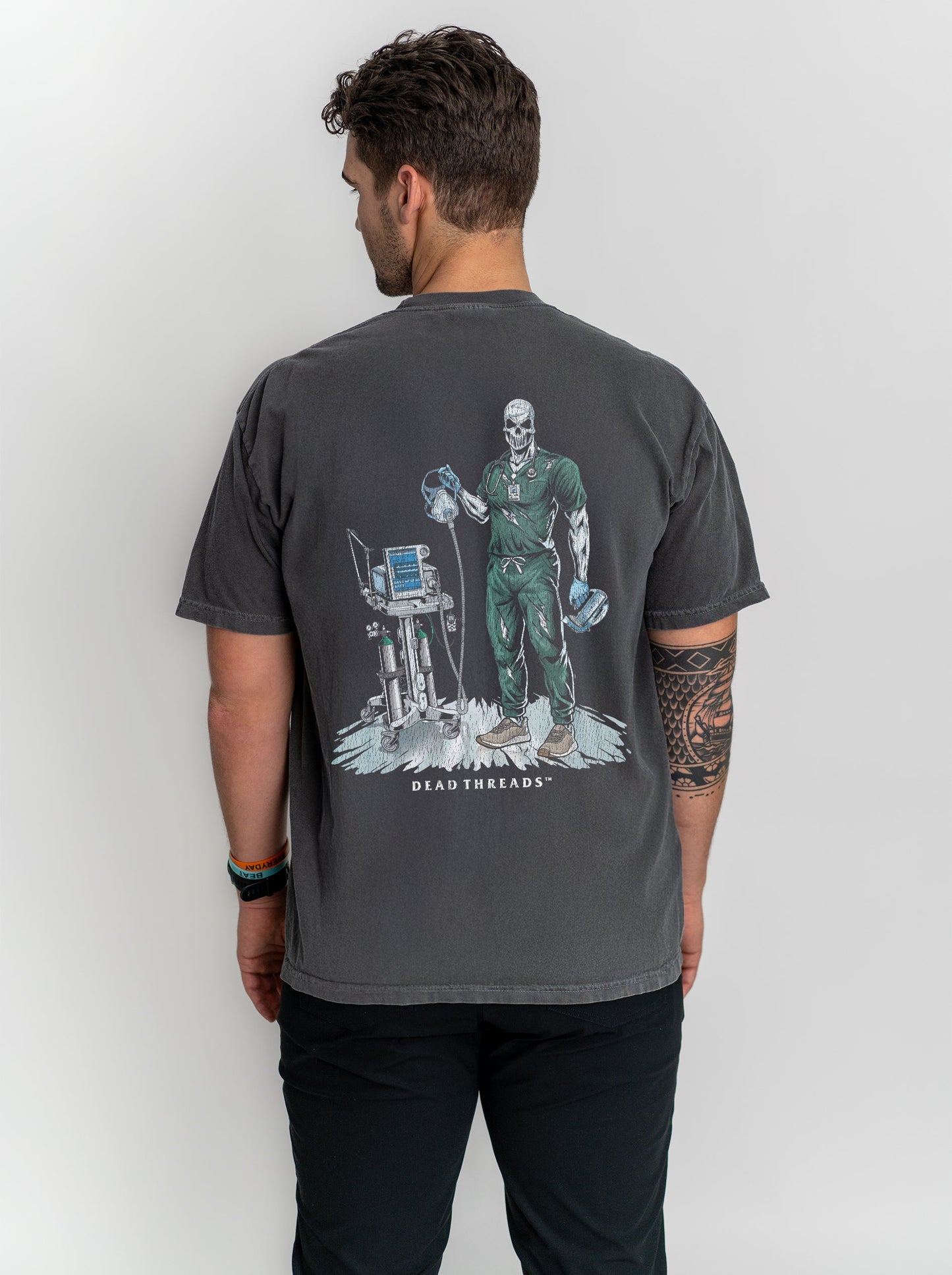 PEEP SHOW (RESPIRATORY THERAPIST, MALE) - “DT ESSENTIAL" PREMIUM T - SHIRT – T-Shirt – Dead Threads Apparel