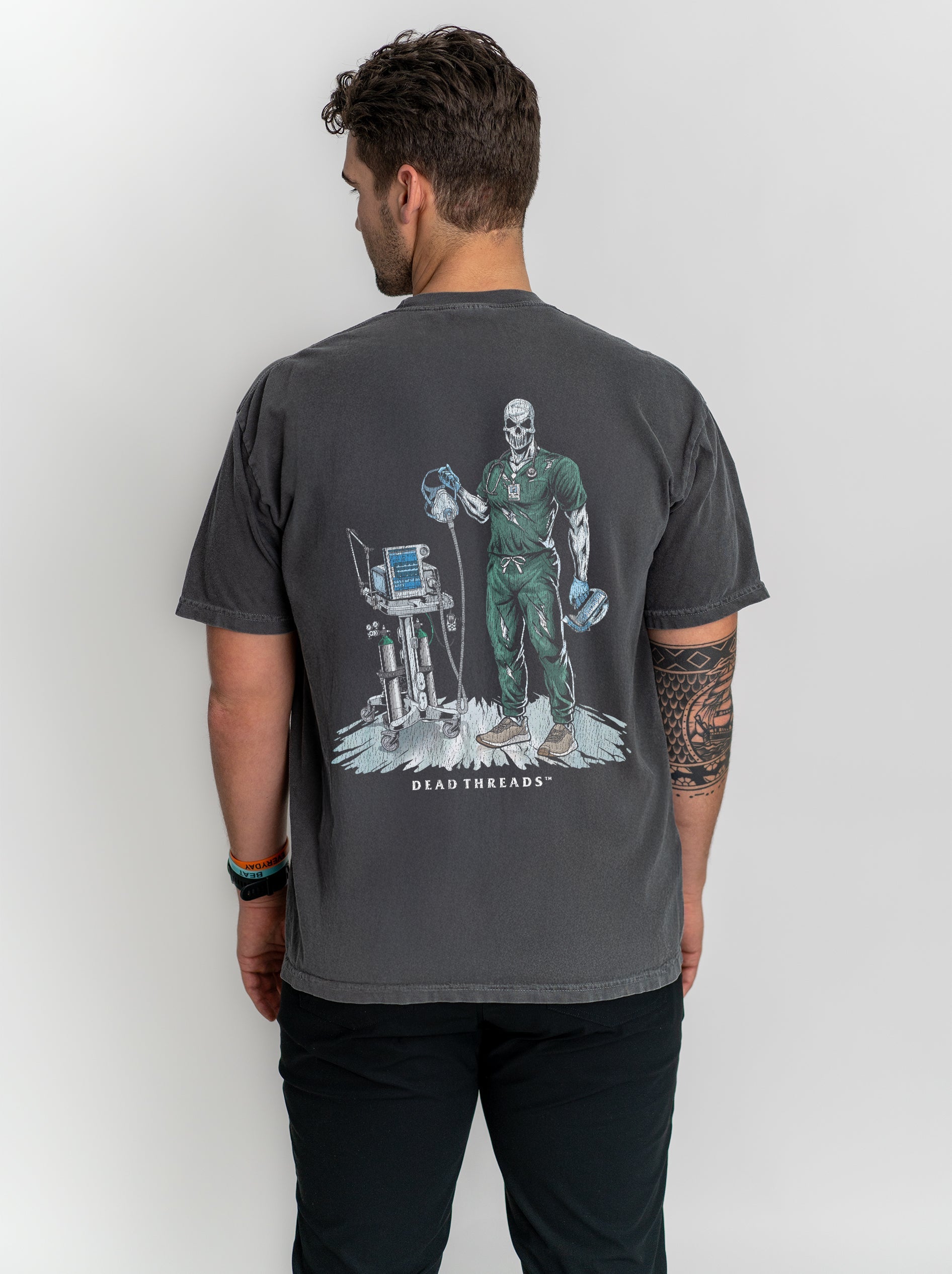 PEEP SHOW (RESPIRATORY THERAPIST, MALE) - “DT ESSENTIAL" PREMIUM T - SHIRT – T-Shirt – Dead Threads Apparel