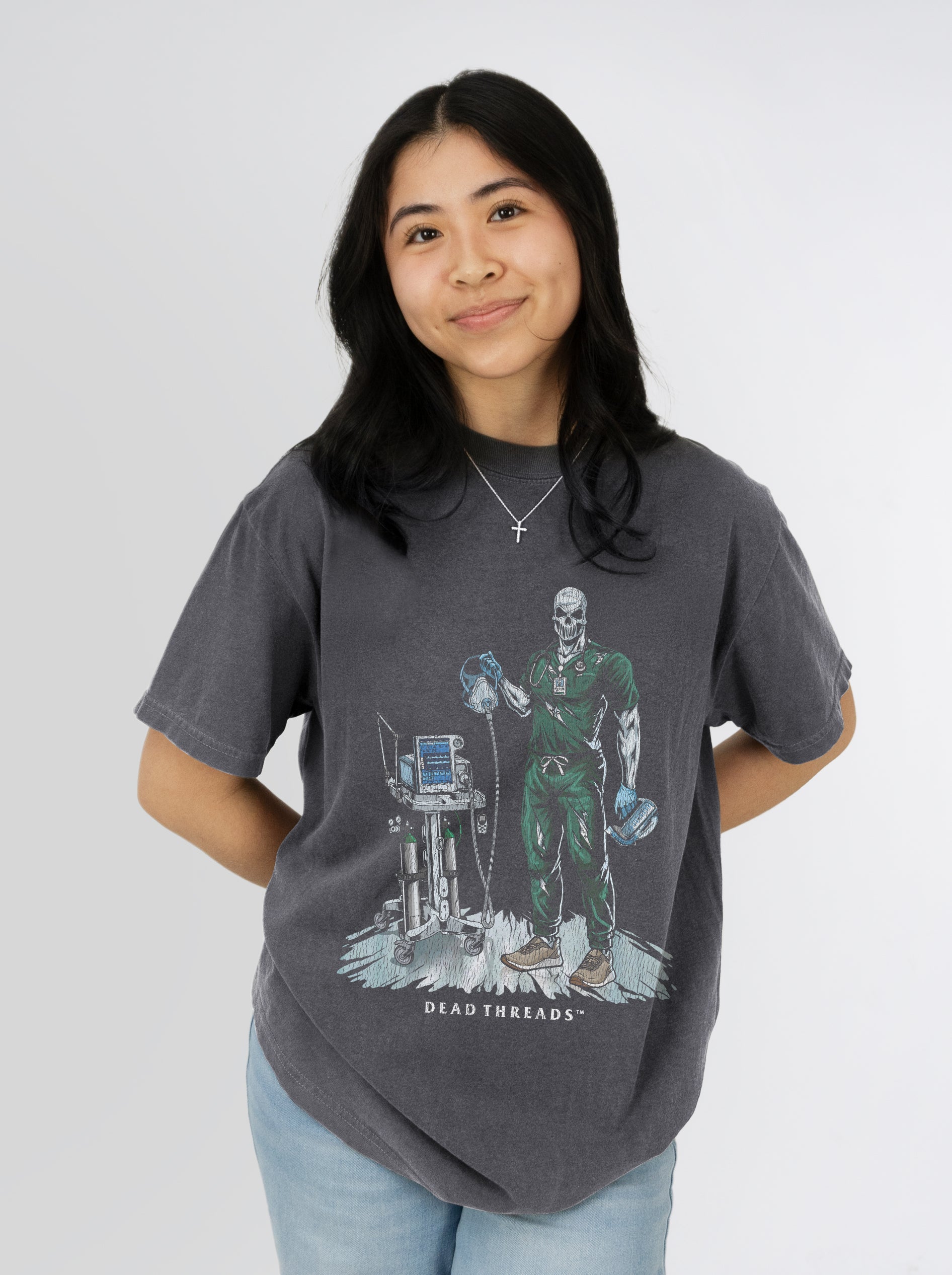 PEEP SHOW (RESPIRATORY THERAPIST, MALE) – T-Shirt – Dead Threads Apparel