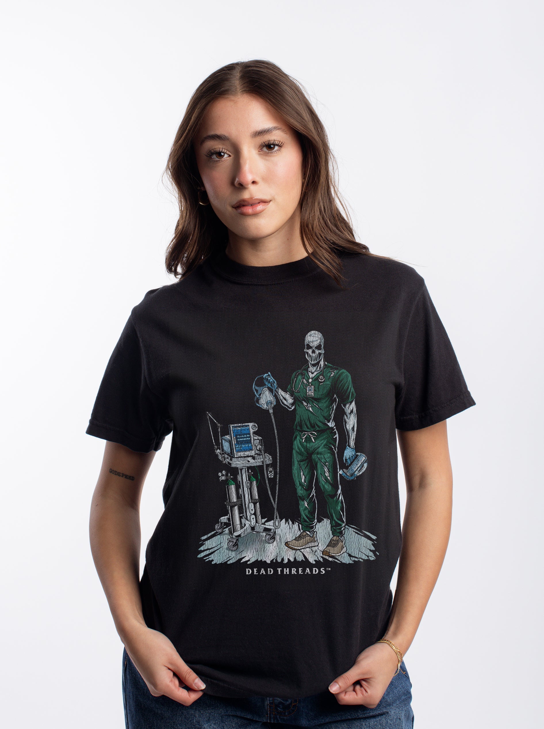 PEEP SHOW (RESPIRATORY THERAPIST, MALE) – T-Shirt – Dead Threads Apparel