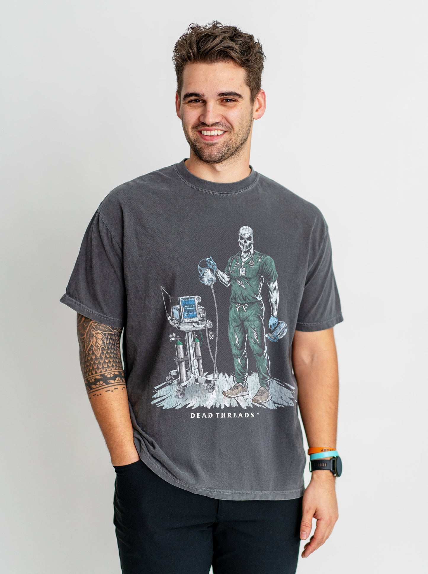 PEEP SHOW (RESPIRATORY THERAPIST, MALE) – T-Shirt – Dead Threads Apparel