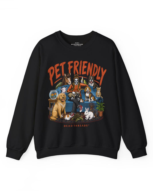 PET FRIENDLY (FEMALE) - CREWNECK SWEATSHIRT – Sweatshirt – Dead Threads Apparel