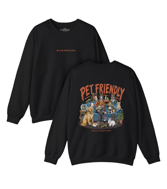 PET FRIENDLY (FEMALE) - “DT ESSENTIAL" CREWNECK SWEATSHIRT – Sweatshirt – Dead Threads Apparel