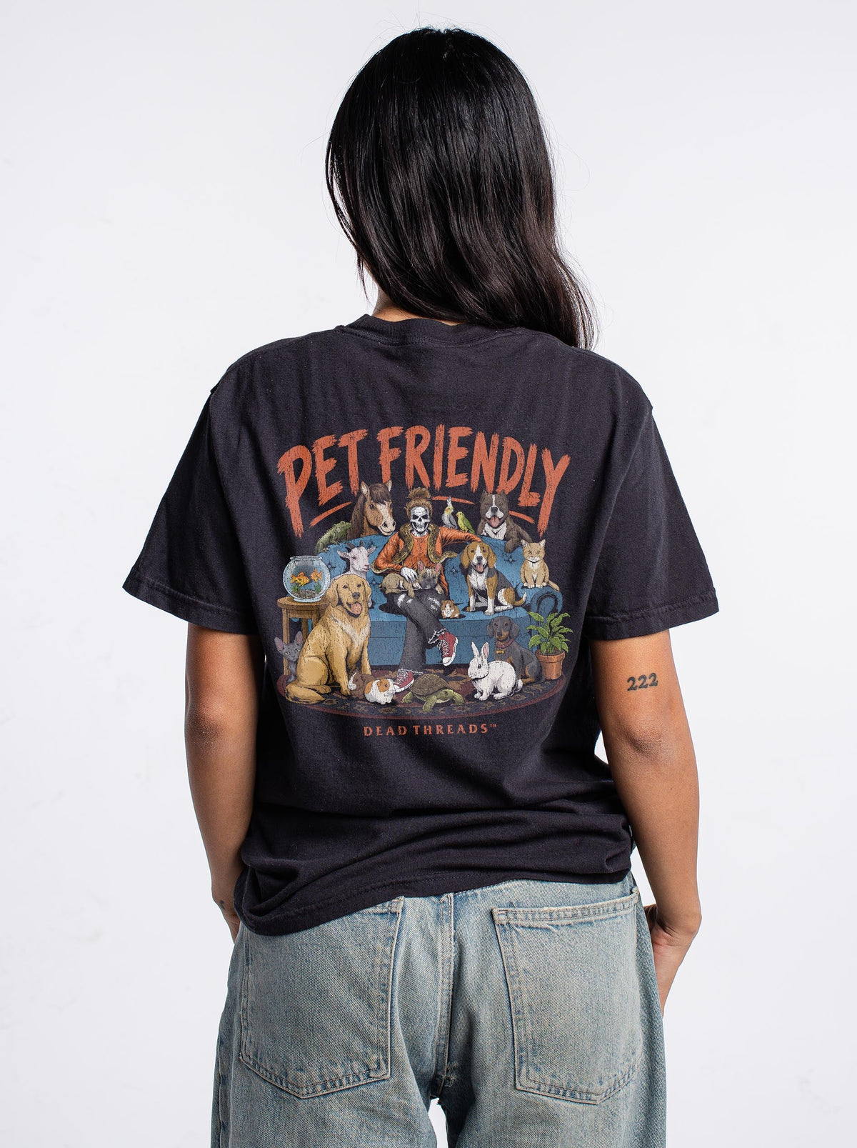PET FRIENDLY (FEMALE) - “DT ESSENTIAL" PREMIUM T-SHIRT – T-Shirt – Dead Threads Apparel