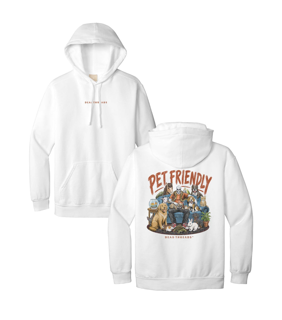 PET FRIENDLY (MALE) - “DT ESSENTIAL" HOODIE – Hoodie – Dead Threads Apparel