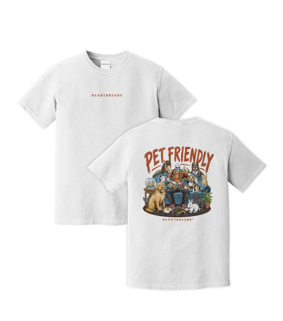 PET FRIENDLY (MALE) - “DT ESSENTIAL" PREMIUM T-SHIRT – T-Shirt – Dead Threads Apparel