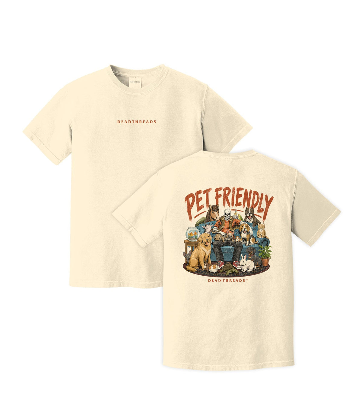 PET FRIENDLY (MALE) - “DT ESSENTIAL" PREMIUM T-SHIRT – T-Shirt – Dead Threads Apparel