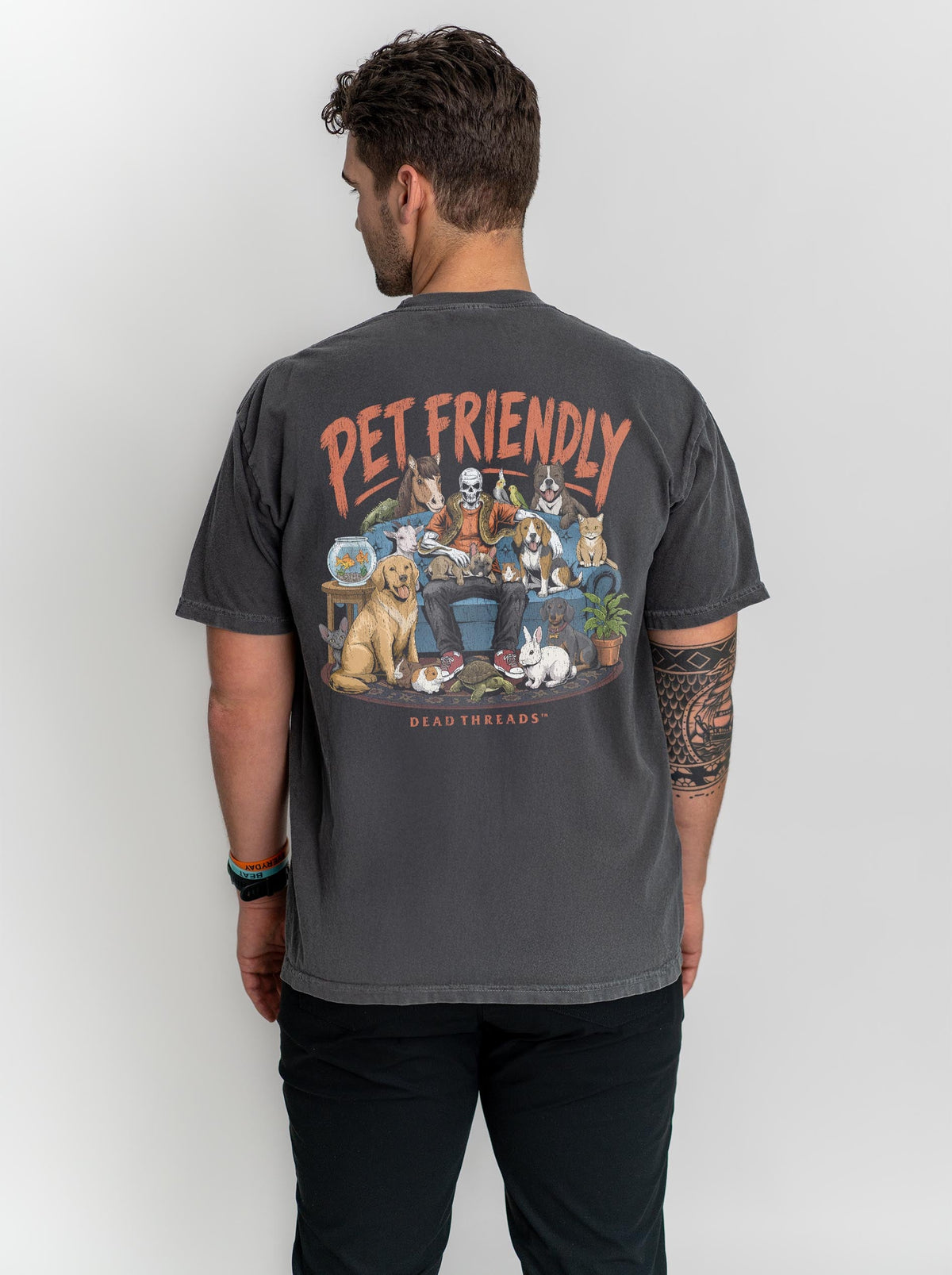 PET FRIENDLY (MALE) - “DT ESSENTIAL" PREMIUM T-SHIRT – T-Shirt – Dead Threads Apparel
