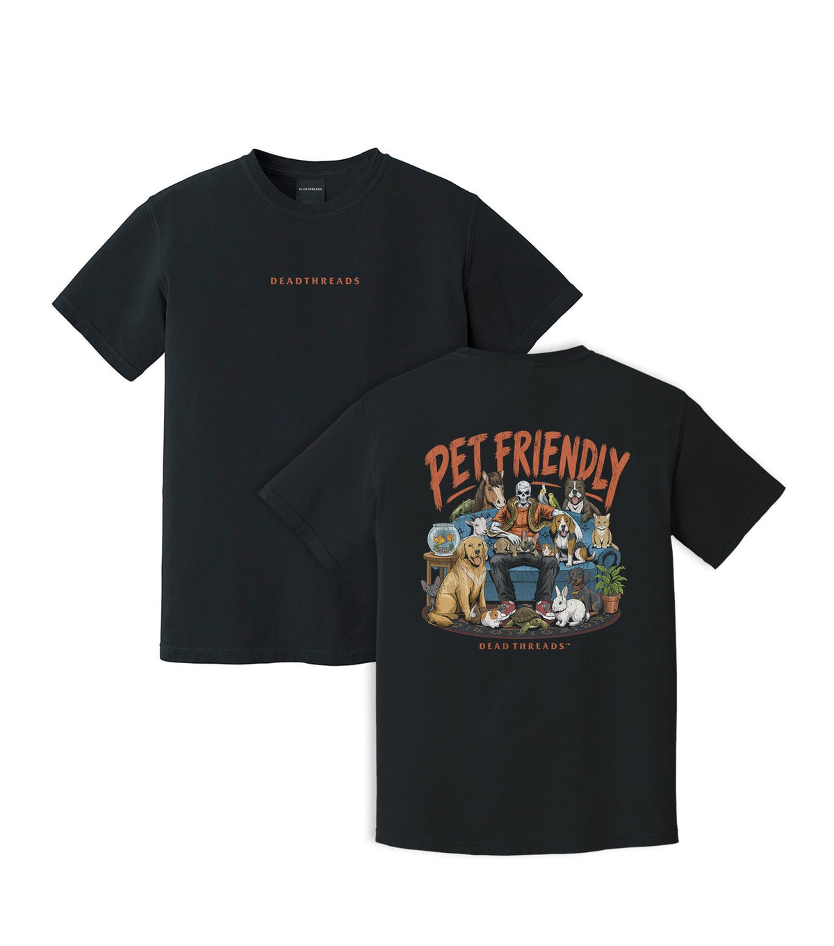 PET FRIENDLY (MALE) - “DT ESSENTIAL" PREMIUM T-SHIRT – T-Shirt – Dead Threads Apparel