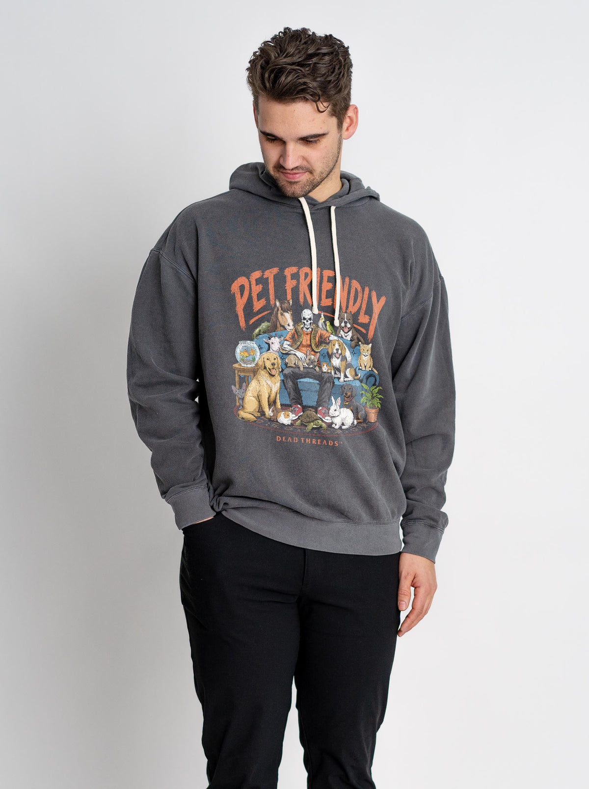 PET FRIENDLY (MALE) - LIGHTWEIGHT HOODIE – Lightweight – Dead Threads Apparel