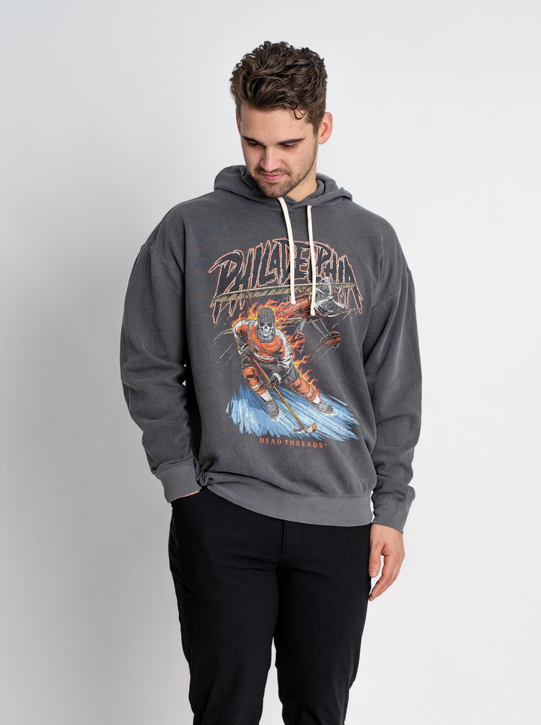 PHILADELHIA HOCKEY - LIGHTWEIGHT HOODIE – Lightweight – Dead Threads Apparel