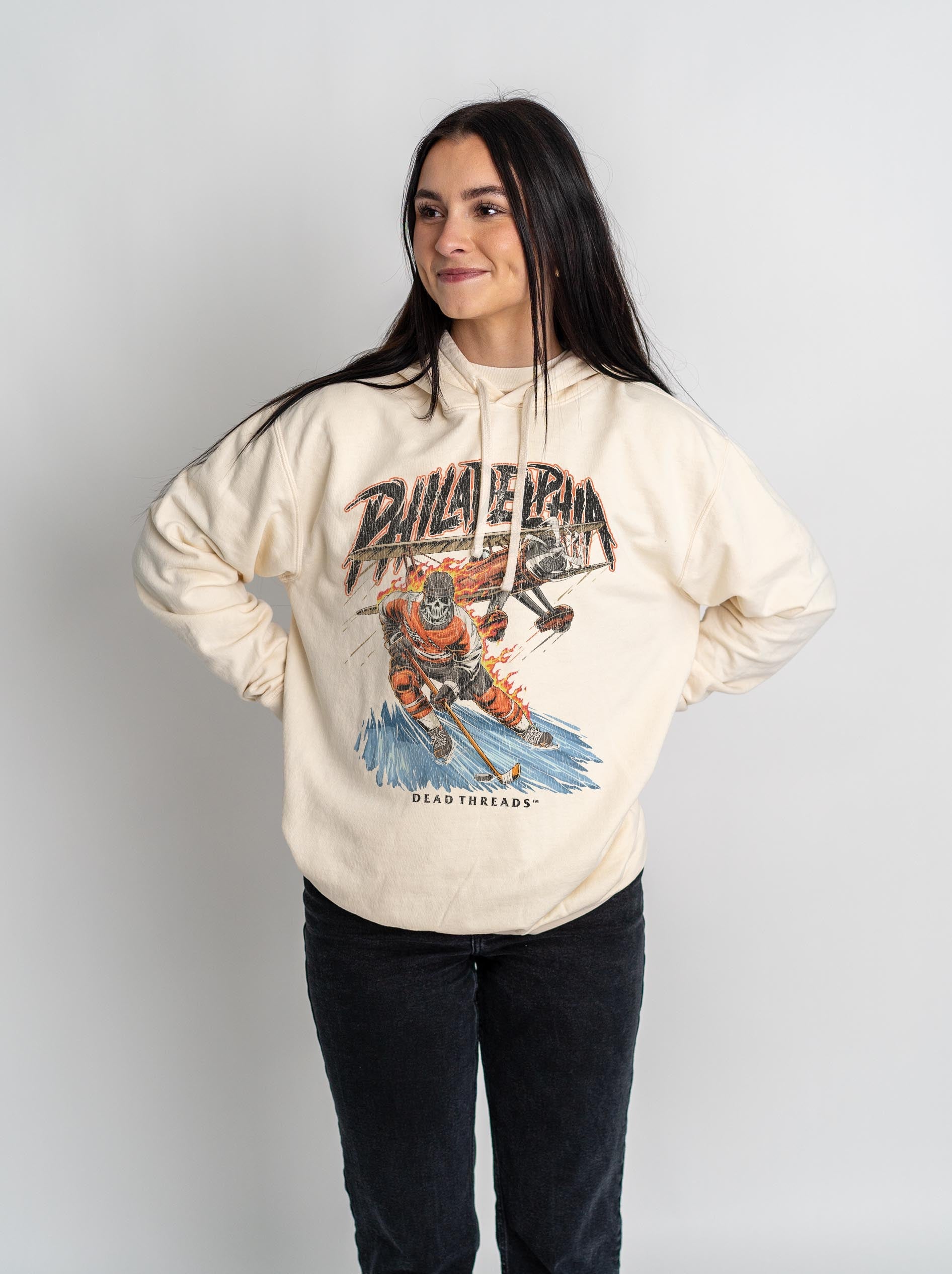PHILADELHIA HOCKEY - LIGHTWEIGHT HOODIE – Lightweight – Dead Threads Apparel