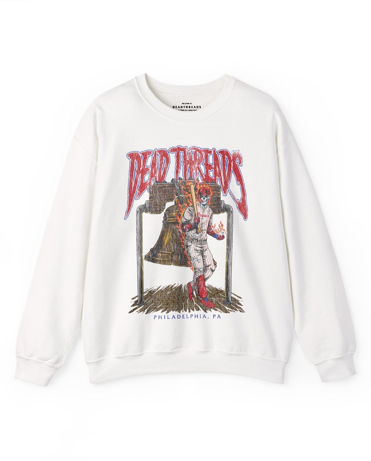 PHILADELPHIA BASEBALL - CREWNECK SWEATSHIRT – Sweatshirt – Dead Threads Apparel