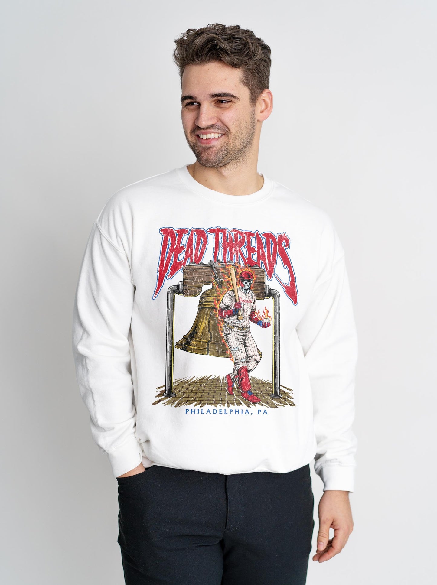 PHILADELPHIA BASEBALL - CREWNECK SWEATSHIRT – Sweatshirt – Dead Threads Apparel