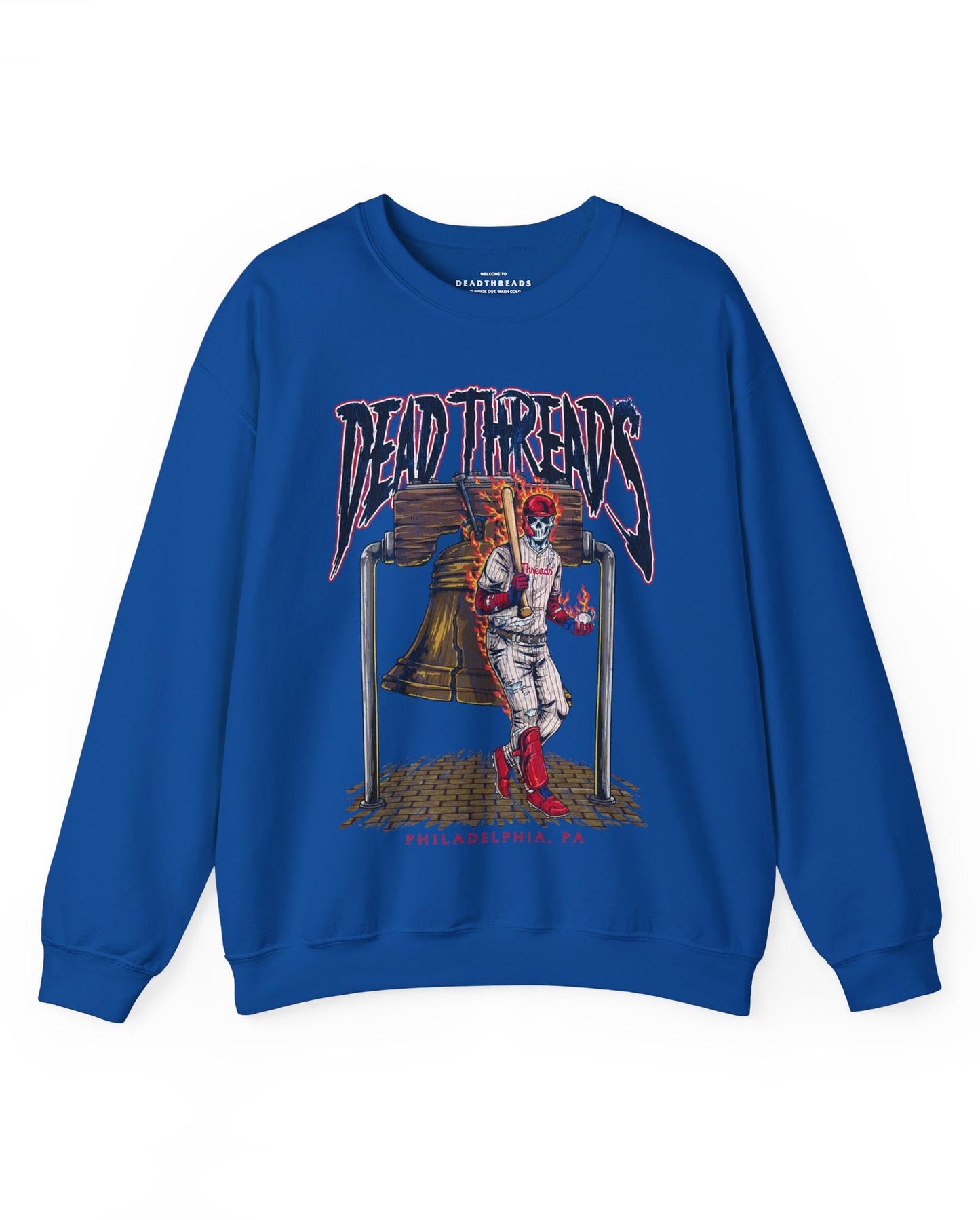 PHILADELPHIA BASEBALL - CREWNECK SWEATSHIRT – Sweatshirt – Dead Threads Apparel