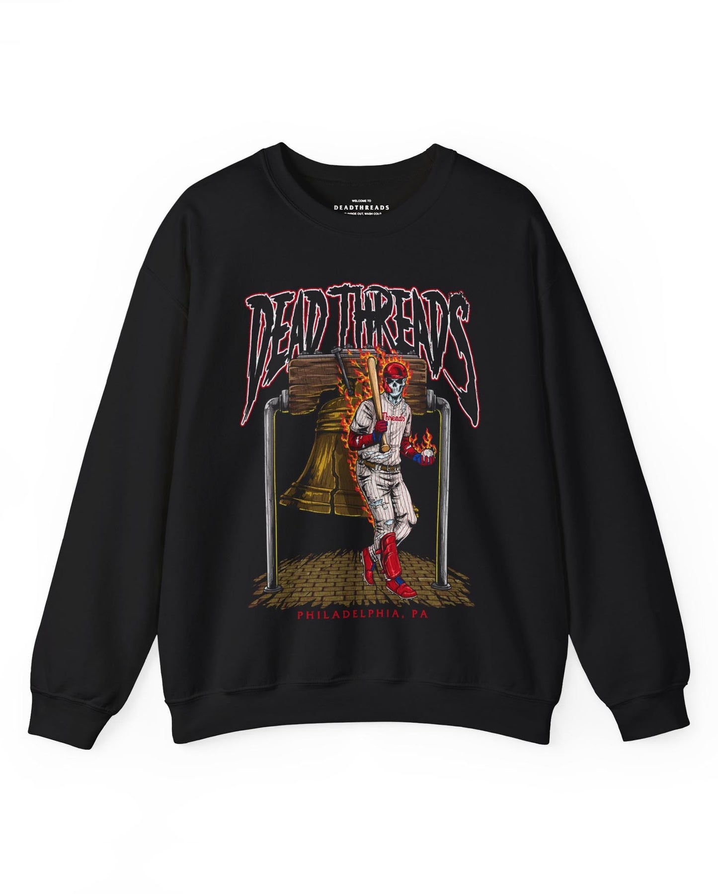 PHILADELPHIA BASEBALL - CREWNECK SWEATSHIRT – Sweatshirt – Dead Threads Apparel