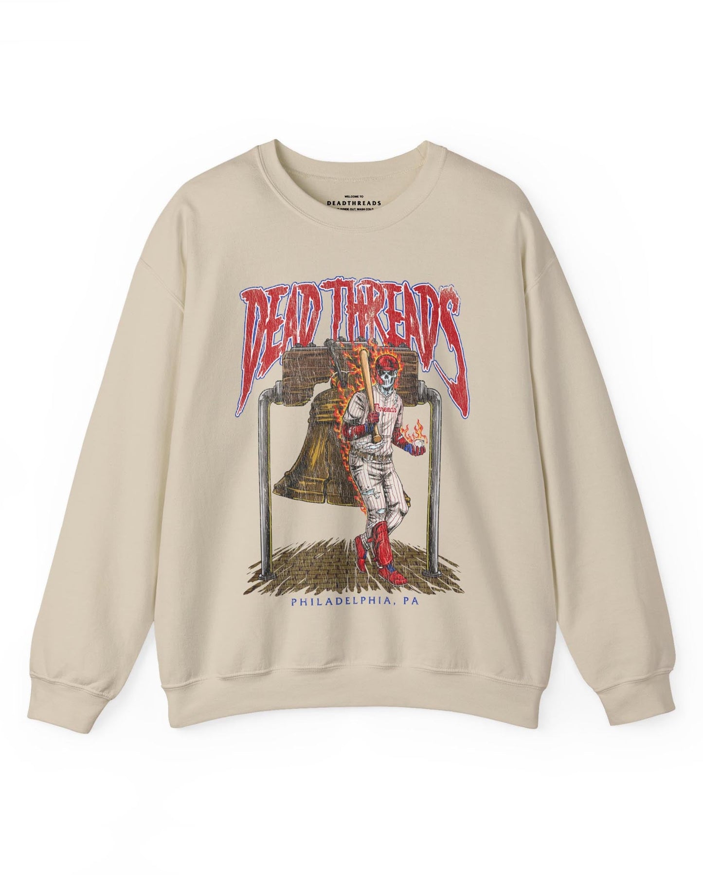 PHILADELPHIA BASEBALL - CREWNECK SWEATSHIRT – Sweatshirt – Dead Threads Apparel