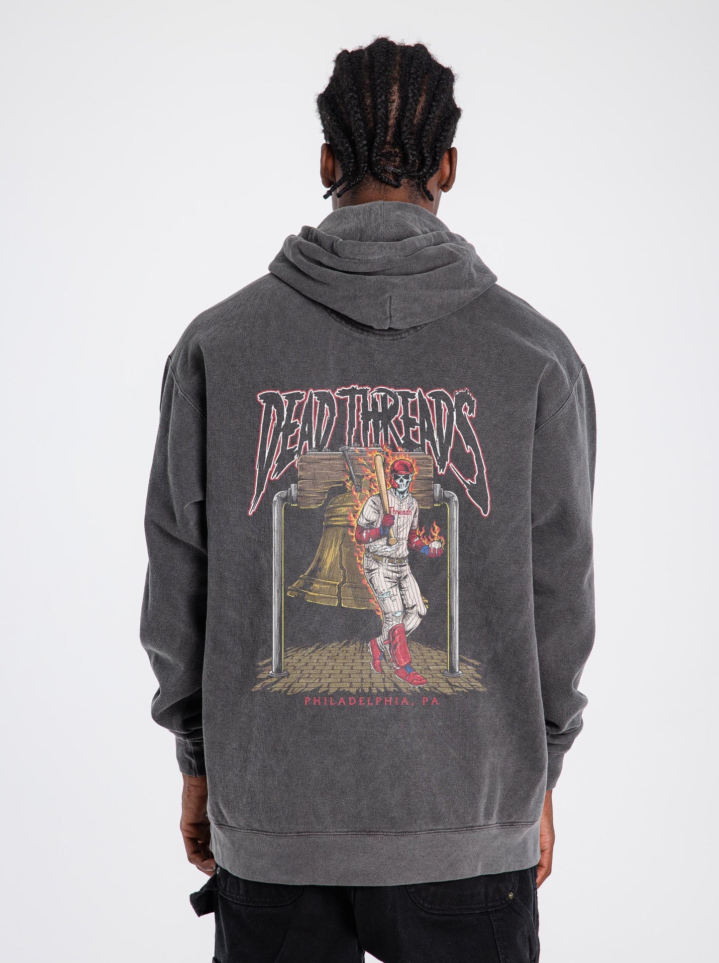 PHILADELPHIA BASEBALL - “DT ESSENTIAL" HOODIE – Hoodie – Dead Threads Apparel