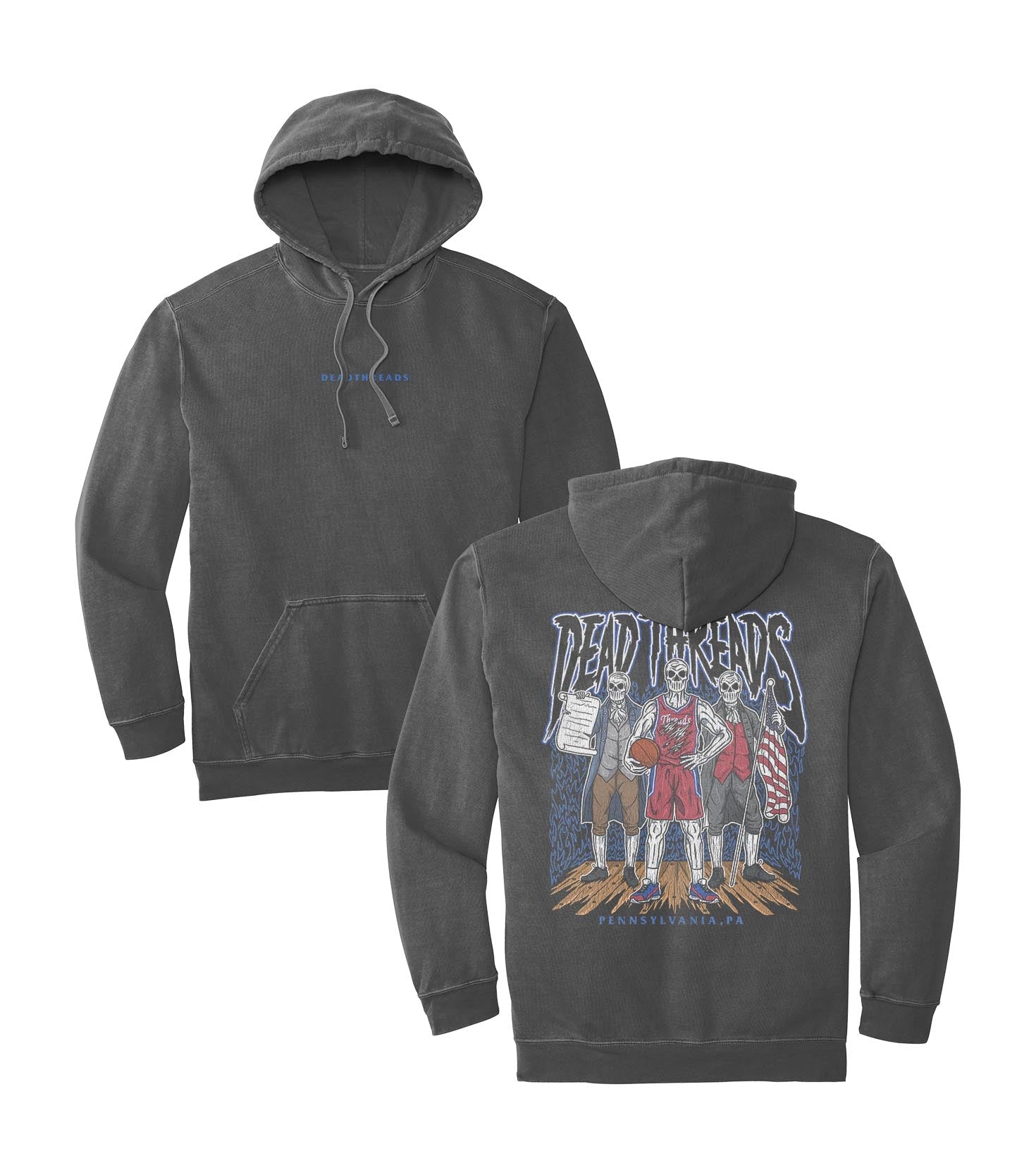PHILADELPHIA BASKETBALL - “DT ESSENTIAL" HOODIE – Hoodie – Dead Threads Apparel