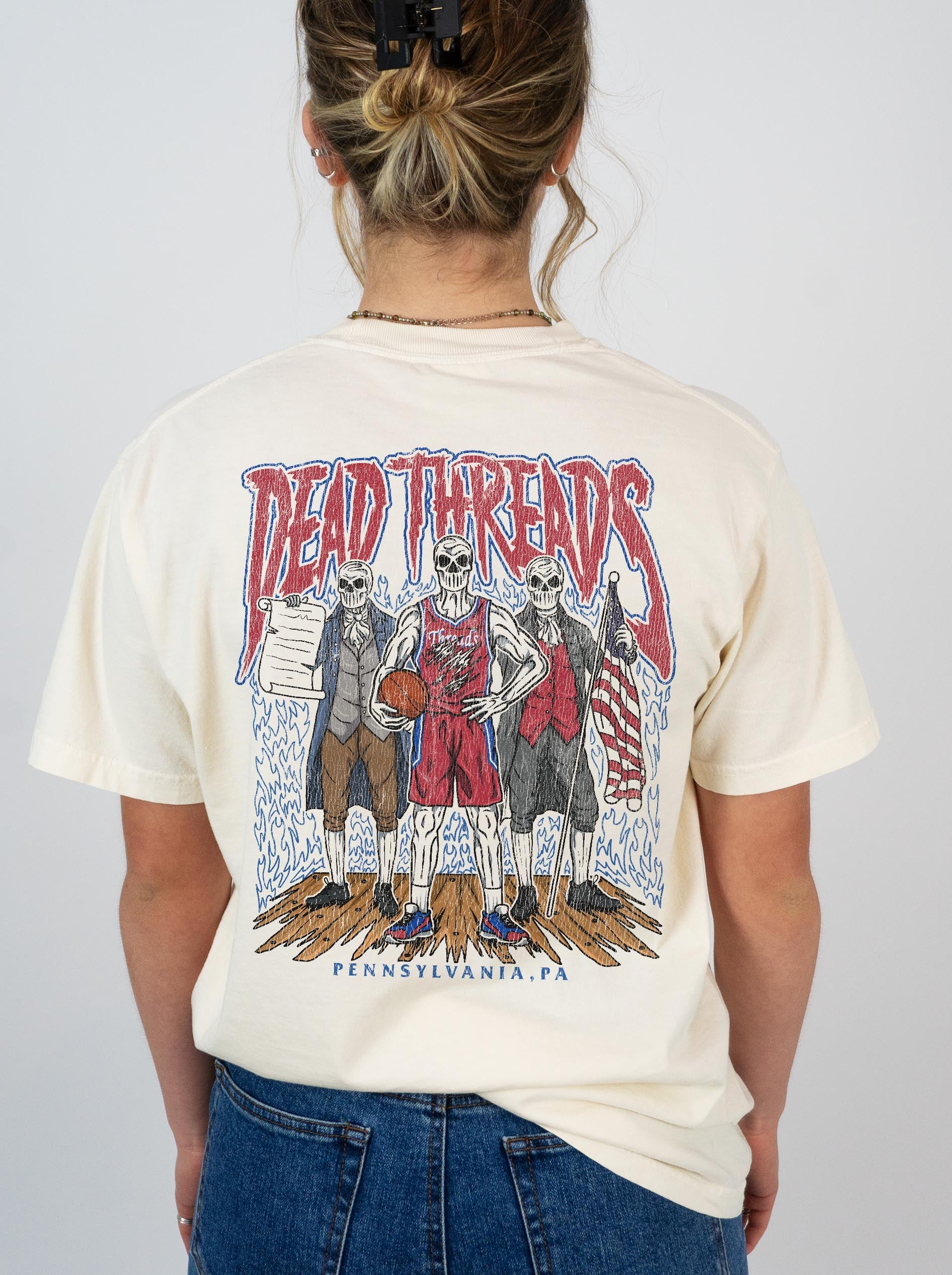 PHILADELPHIA BASKETBALL - “DT ESSENTIAL" PREMIUM T - SHIRT – T-Shirt – Dead Threads Apparel