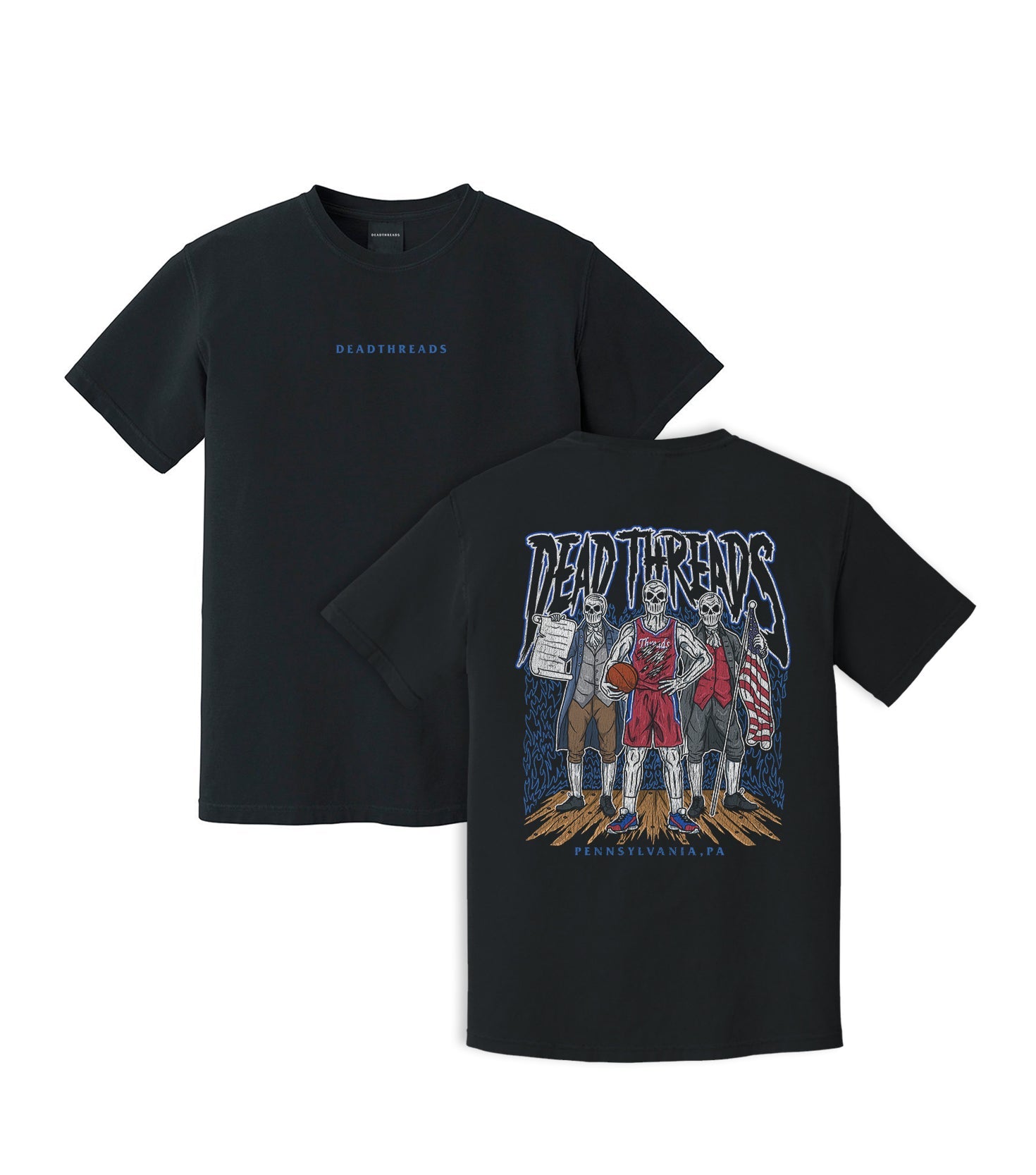 PHILADELPHIA BASKETBALL - “DT ESSENTIAL" PREMIUM T - SHIRT – T-Shirt – Dead Threads Apparel
